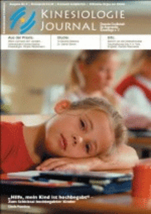 Kinesiologiejournal Ausgabe Nr.8 Kinesiologiejournal Ausgabe Nr.8